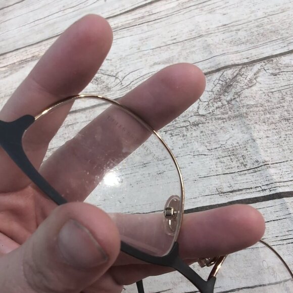 Jimmy Choo Black & Gold Eyeglasses – Women's Designer Frame Made in Italy - Picture 6 of 11